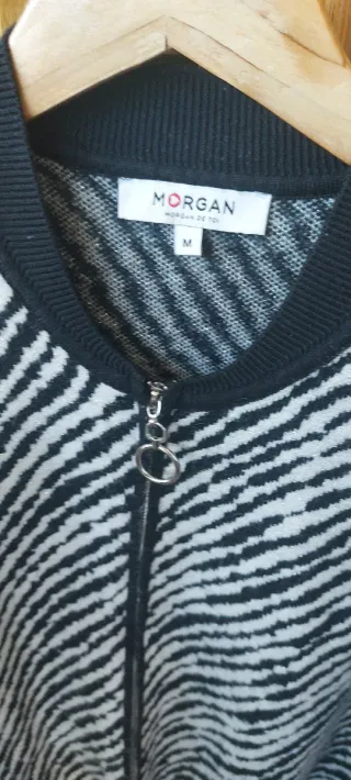 Chaqueta Bomber Morgan Talla M Cebra