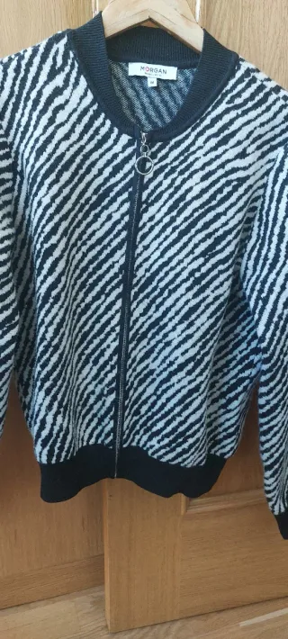 Chaqueta Bomber Morgan Talla M Cebra