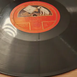 Lote 3 Discos pizarra 78rpm ópera int. Fleta