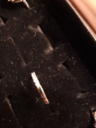 Anillo bisutería con pedrecitas talla 15