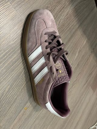 Adidas Gazelle Morado y Blanco Talla 44.5