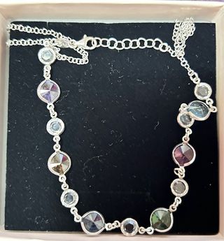 Collar Plata 925 con Cristales