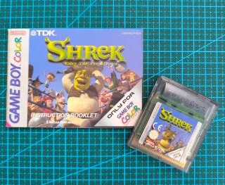 Shrek Game Boy Color - Manual y Cartucho