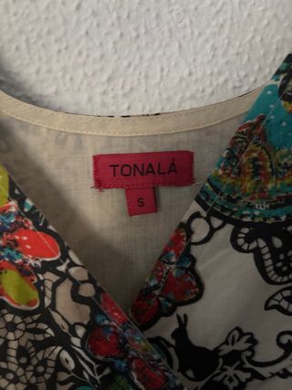 Vestido estampado multicolor