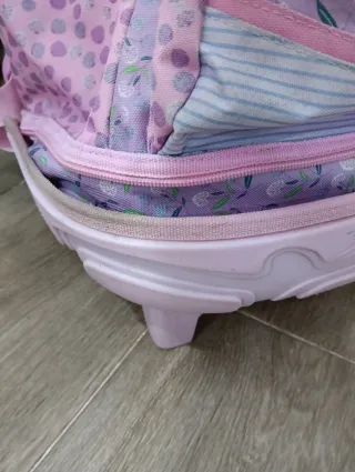 Mochila escolar con carro