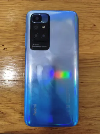 Xiaomi Redmi 10 Blu + custodia protettiva trasparente