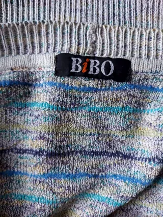 Cardigan 80s vintage retrò jacquard geometric