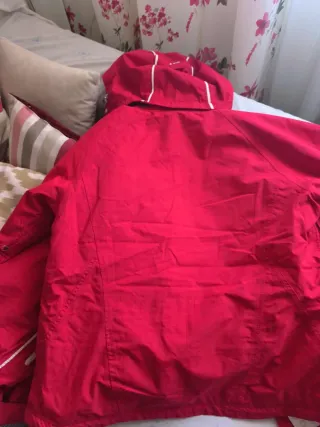 Giubbotto da sci Quechua rosso donna taglia 46