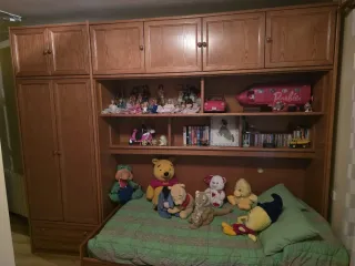 Dormitorio completo madera