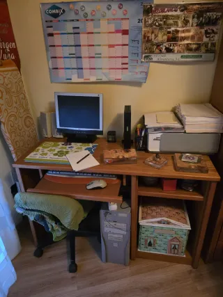 Dormitorio completo madera