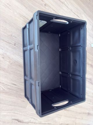 Caja Plegable Negra Plástico