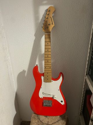 Guitarra Eléctrica Infantil Roja