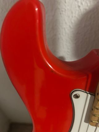 Guitarra Eléctrica Infantil Roja