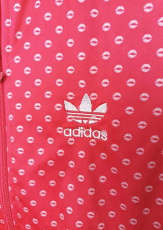 Adidas Firebird Lips Track Top Rosa