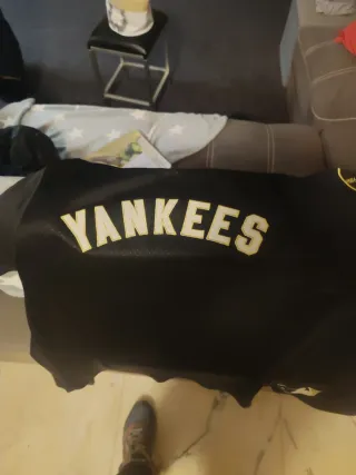 Maglia New York Yankees Nera Oro