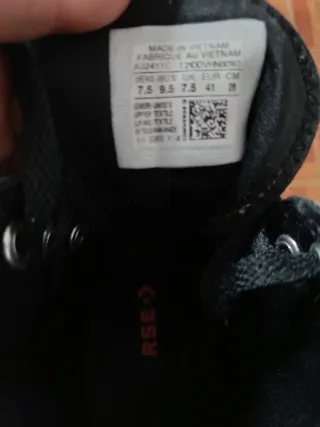 Converse All Star CX Negras Talla 41