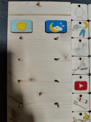 Lavagna Routine Giornaliera con Icone