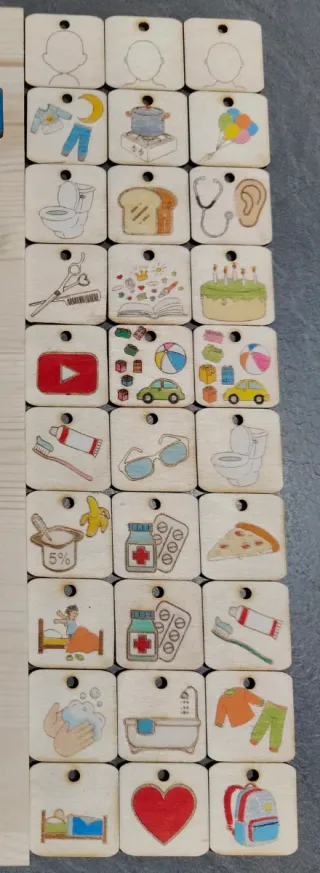 Lavagna Routine Giornaliera con Icone