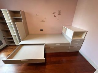 Moderno dormitorio juvenil completo