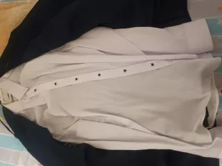 Traje de chico azul, puesto 1 vez