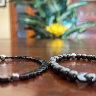 Braccialetti coppia uomo donna in ematite