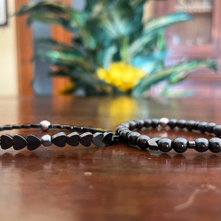 Braccialetti coppia uomo donna in ematite