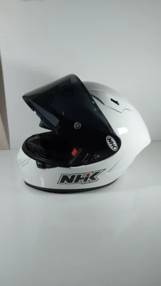 Casco Moto NHK Blanco