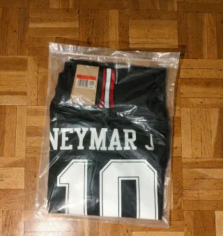 Camiseta PSG Neymar Jr 10 Jordan Negra talla L
