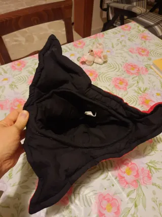 Cappello giullare Carnevale rosso e nero