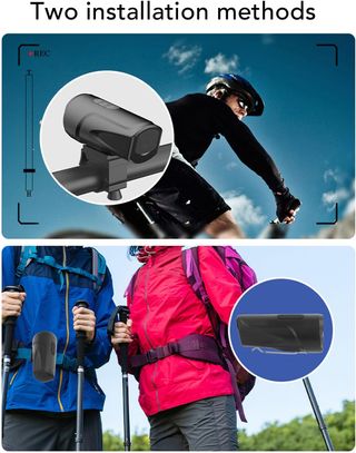 Cámara de Bicicleta con Montaje en Manillar