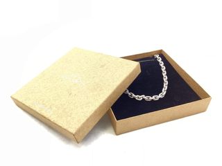 cadena plata 925mm con piedra con circonita 30cm