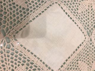 Tovaglia vintage uncinetto con ricami