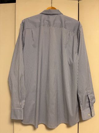 "Gazman" Camisa Rayas Azul y Blanco