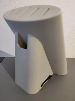 Ceppo portacoltelli con 5 coltelli e forbici