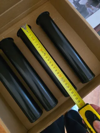 Patas somier metálicas negras