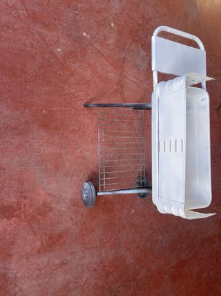 Barbacoa desmontable metal gris