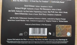 Doble CD David Gilmour Live in Gdansk Original