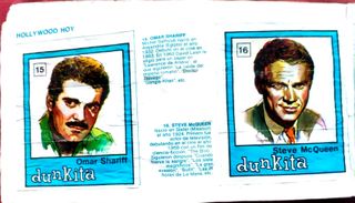 Álbum cromos completo Rostros Famosos (dunkita)