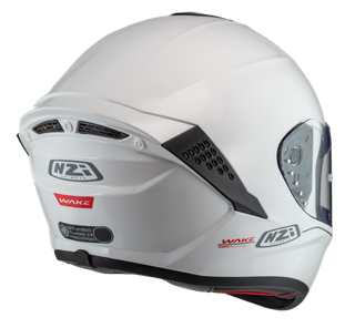 Casco Moto Integral Nzi Wake Blanco Brillo