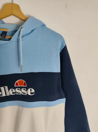 Sudadera Ellesse Vintage Azul y Blanca