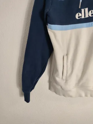 Sudadera Ellesse Vintage Azul y Blanca