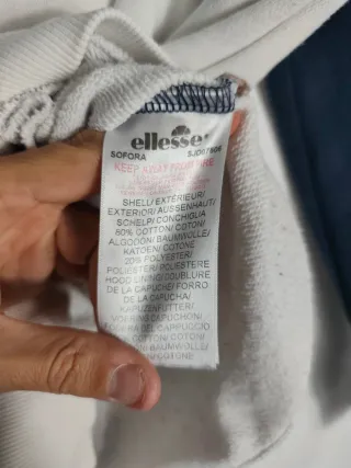 Sudadera Ellesse Vintage Azul y Blanca