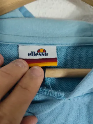 Sudadera Ellesse Vintage Azul y Blanca