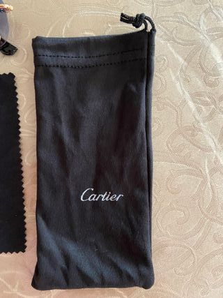 Gafas Cartier Negras y Doradas