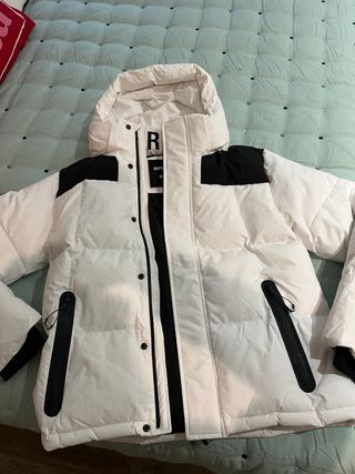 Anorak Superdry Hombre Blanco y Negro