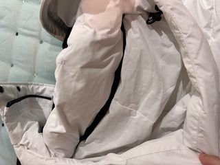 Anorak Superdry Hombre Blanco y Negro