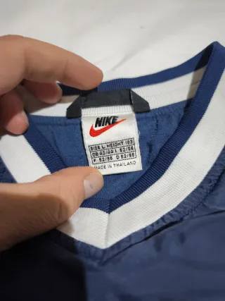 Sudadera Nike Vintage Azul y Gris