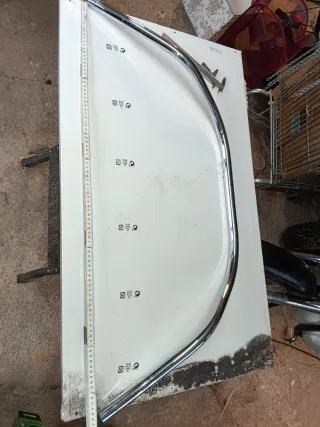 Manillar moto cromado