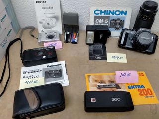 LOTE CAMARAS DE FOTOS