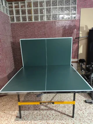 Mesa de ping pong plegable Boomerang